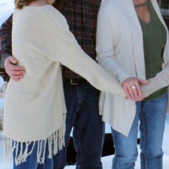 Cream Fringe Sweater - Picture 5 of 5